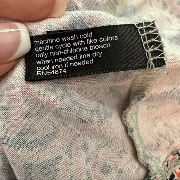 The Limited Pink Soft Sage Strapless Maxi Dress – Paisley Print Size Small - Picture 13 of 15